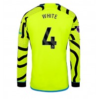 Arsenal Benjamin White #4 Replica Away Shirt 2023-24 Long Sleeve